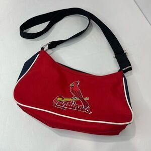 St Louis Cardinals Red and Black Shoulder Bag